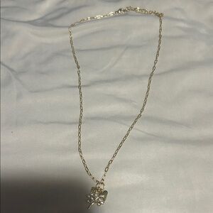 Gold Leaf Pendant Necklace